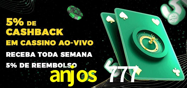 Promoções do cassino ao Vivo anjos 777